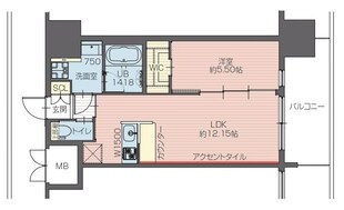 プレジオ九条の物件間取画像